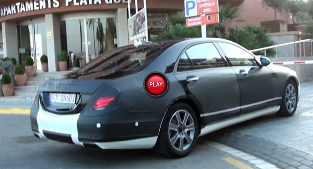  Scoop: 2014 Mercedes-Benz S-Class Filmed in Spain by a Bicyclist