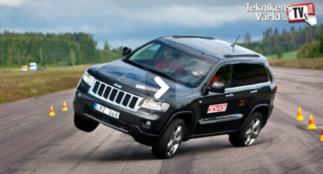  Swedish Magazine Claims that New Jeep Grand Cherokee is "Lethal" in Moose Test