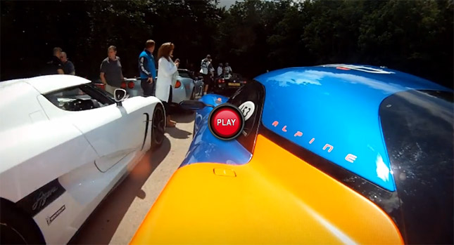  Renault Alpine A110-50 Concept Shows its Metal at the Goodwood Hillclimb