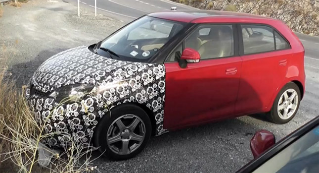  Scoop: MG 3 Supermini Filmed Testing in Europe