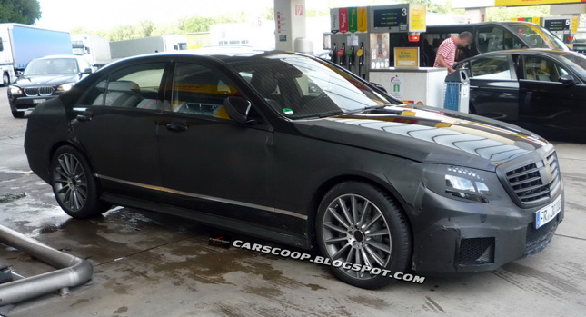  Spied: 2014 Mercedes-Benz S-Class Limo in Performance AMG Specification