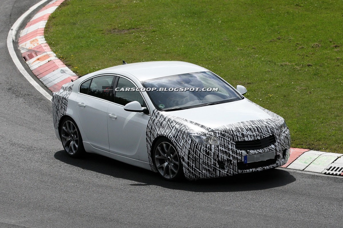 Spied: Opel Insignia OPC Facelift Prototype Offers First Glance at