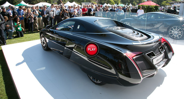  Dark Knight Rises at Monterey: One-Off McLaren X-1 Concept in the Flesh and on Film