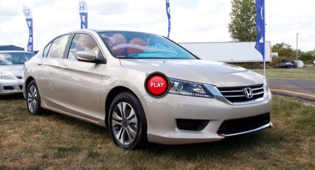  2013 Honda Accord Filmed Rolling Down the Road, Plus Details on Trim Levels and Standard Features