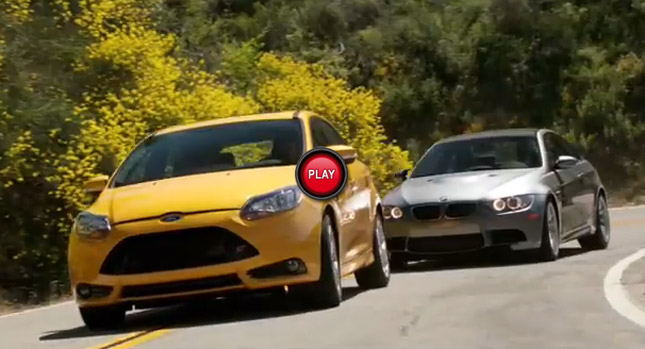  2013 Ford Focus ST Sessions Video Featuring the MazdaSpeed3, Subaru WRX and BMW M3