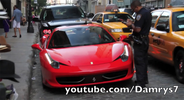  NYPD Officer Run Over by Ferrari Sues For Assault With Deadly Weapon, Asks For $10 Million