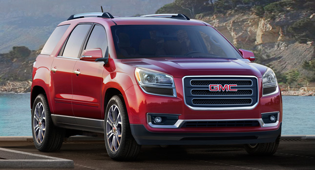 Facelifted 2013 GMC Acadia SUV Priced from 34 875 Carscoops