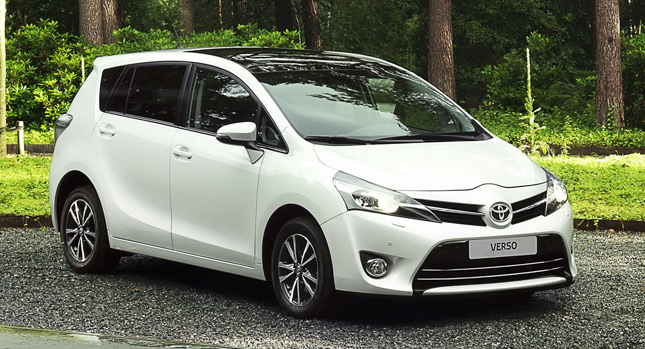  2013 Toyota Verso Compact MPV Facelift Sports More Revisions Than You Think