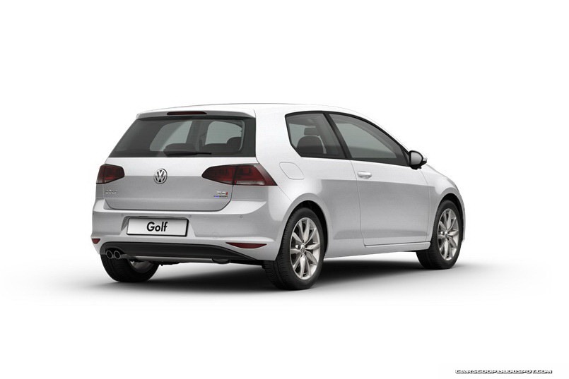 First Photos Of Three Door 13 Volkswagen Golf Configurator Goes Online Carscoops