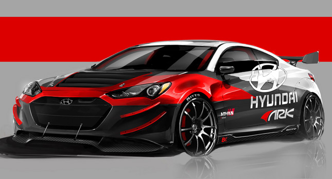  ARK Performance and Hyundai Preparing Genesis Coupe R-Spec Track Edition for 2012 SEMA Show