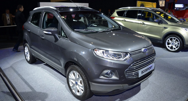  Ford EcoSport Small SUV Makes its European Debut at the Paris Motor Show