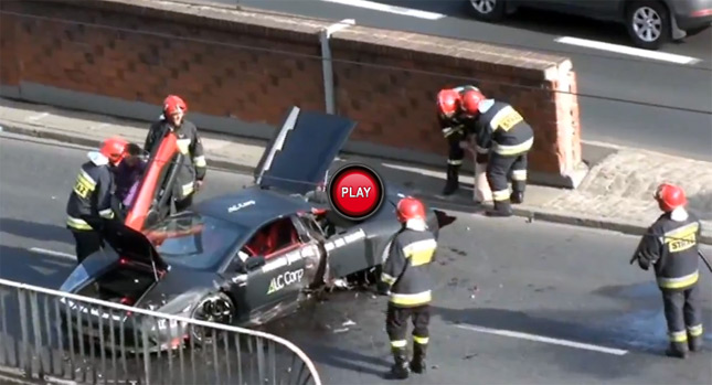  Lamborghini Murcielago Crashes in Poland [w/Video]