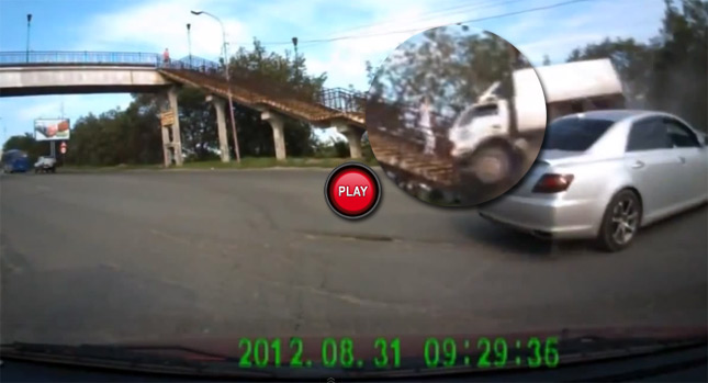  You Can Say That it Was a Very Close Call for This Pedestrian