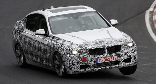  Spy Shots: New BMW 3-Series Gran Turismo Loosens up on the Nürburgring