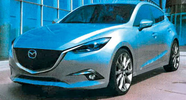  Official Photos of All-New 2014 Mazda3 Hatchback and Sedan Allegedly Leaked