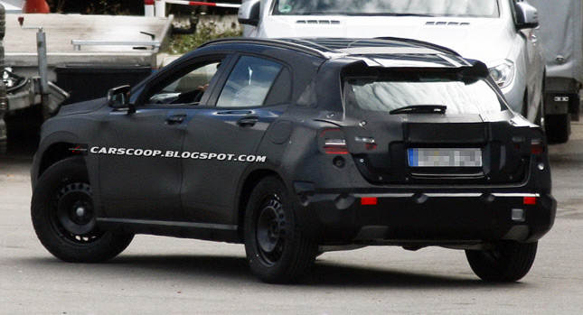  Scoop: Mercedes-Benz Takes Out GLA 'Baby' SUV Test Car for a Walk