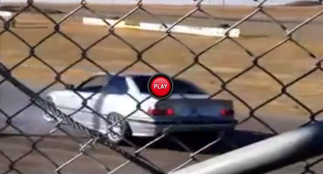  BMW Weekend Track Racer's Drifting Effort Hits a…Wall