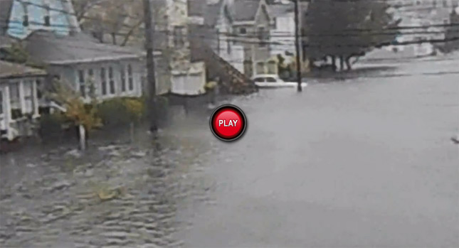  This is What the Roads of Ocean City NJ Look Like Just as Sandy Touched Down Monday Morning