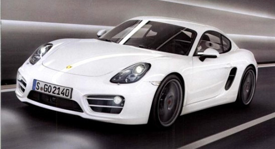  The First Camouflage Free Picture of the New 2013 Porsche Cayman?