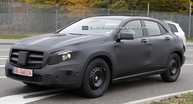  Spy Shots: Mercedes-Benz GLA Crossover Caught Testing Again