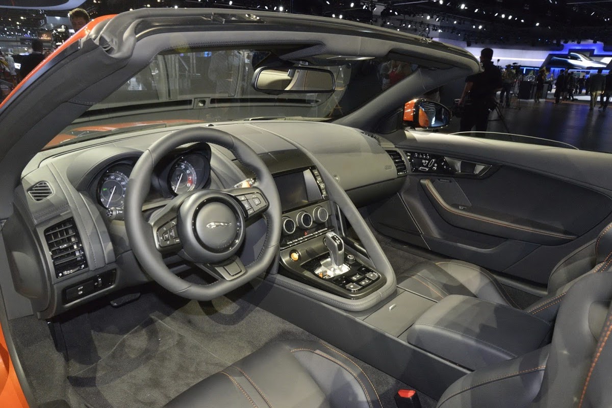 Jaguar F Type Black Interior