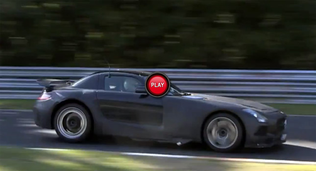  Scoop: Mercedes-Benz SLS AMG Black Series Keeps its Cool on Video