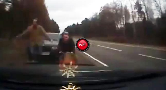  Trying to Catch an Oncoming Car with Your Hands isn't a Very Bright Idea…