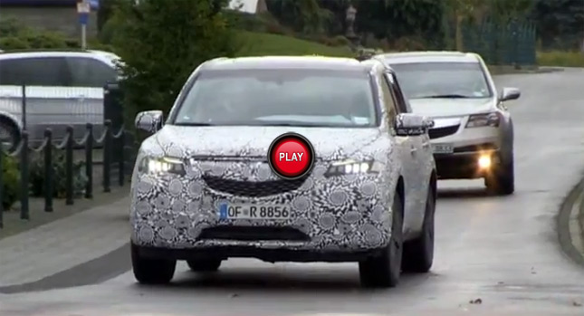  Scoop: 2014 Acura MDX Filmed Leaving Test Facility with Current MDX and BMW X5