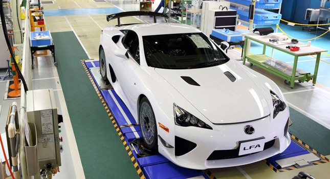  Lexus Bids Farewell to the LFA as the Last Example Rolls Off the Production Line