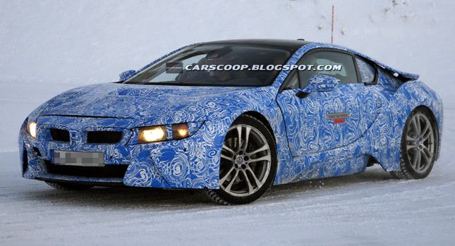  Spy Shots: BMW's i8 Hybrid Coupe Shows its Revised Hofmeister kink.