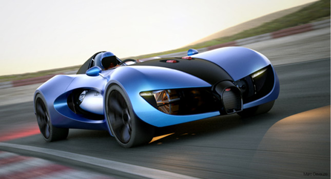  Designer Dreams Up Single-Seater Bugatti TypeZero Concept