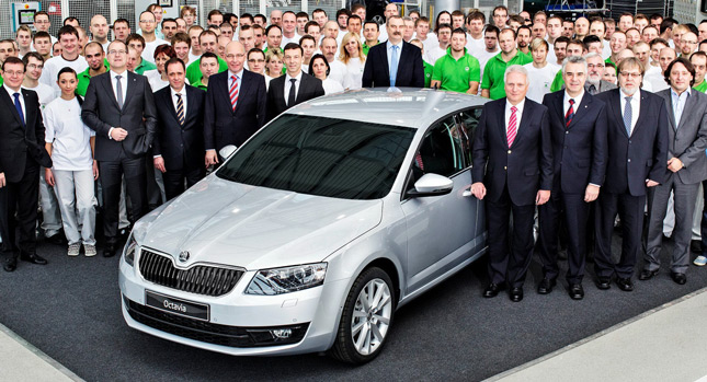  Skoda Begins Series Production of All-New 2013 Octavia, Sales Start in Late January