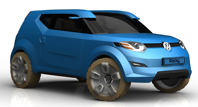  VW Rocky 3-Door SUV Design Concept Based on the Up! Mini Car Platform