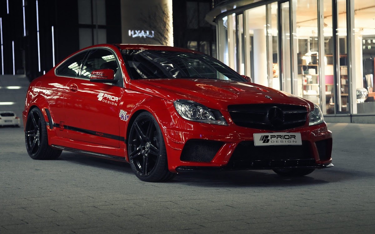 Prior Design Gives Your Mercedes-Benz C-Class Coupe the AMG Black Edition  Look