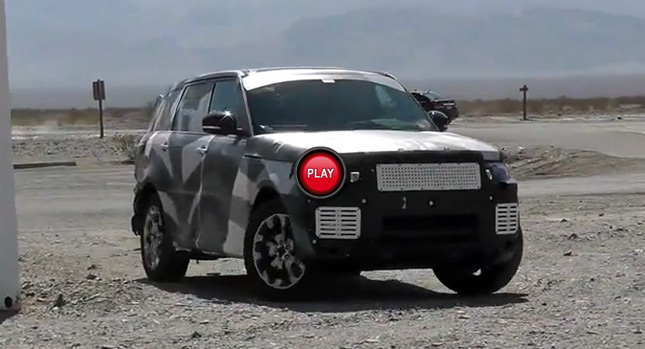  Scoop: New Range Rover Sport Filmed in the Mojave Desert