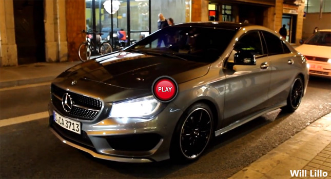  New Mercedes-Benz CLA with AMG Package Filmed in Barcelona