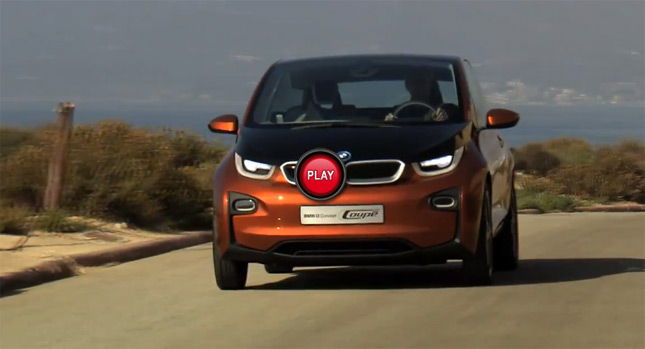  BMW Shows the New i3 Concept Coupe on the Move