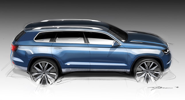  NAIAS 2013: VW's New Seven-Seat SUV Concept Slots Between Tiguan and Touareg