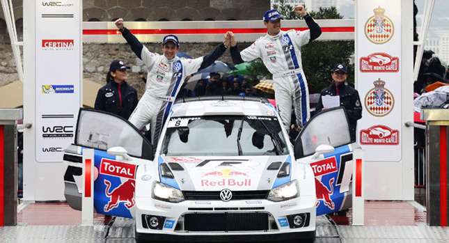  New VW Polo R WRC Takes Second Place in its First Competitive Outing at Monte Carlo