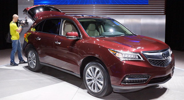  Bigger and Lighter 2014 Acura MDX Bows in New York [40 Photos & Video]