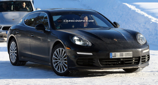  Best Spy Shots Yet of 2014 Porsche Panamera Facelift with Minimal Camouflage