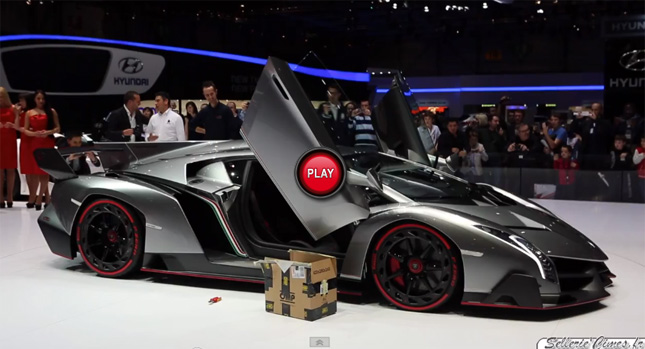  Listen to the Lamborghini Veneno Firing Up its 740HP V12