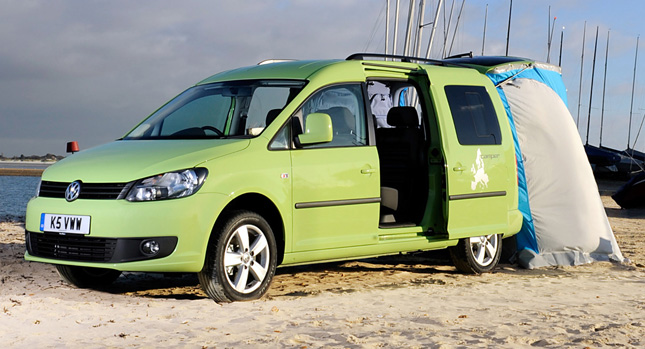 Spelling infrastructuur Oppervlakte Volkswagen Caddy Maxi Camper Is the Camping Van for the Masses | Carscoops