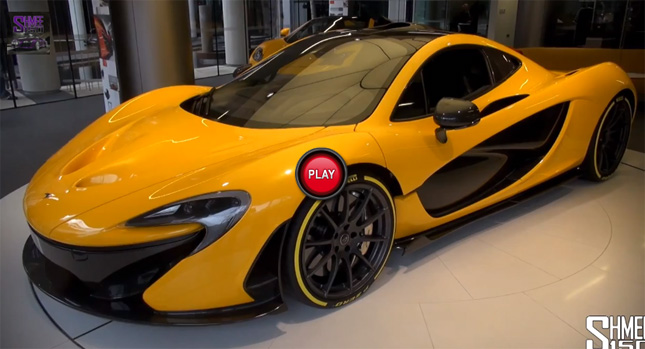  McLaren P1 Filmed Rolling Out of Showroom and Into a Truck