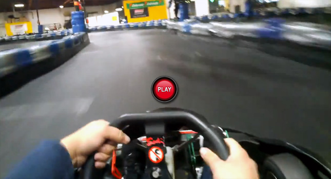  Go-kart Racer Records Video Through Google Glass, Mario Would be Proud