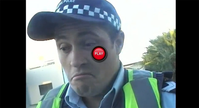  Is this Aussie Cop Stoned or is the Driver Being an Asshat?