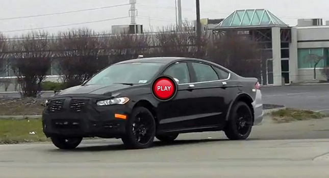  Scoop: Lincoln Filmed Trying Out 2016 MKS Test Mule