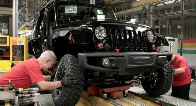  Chrysler Group Announces Production of One Millionth Jeep Wrangler JK