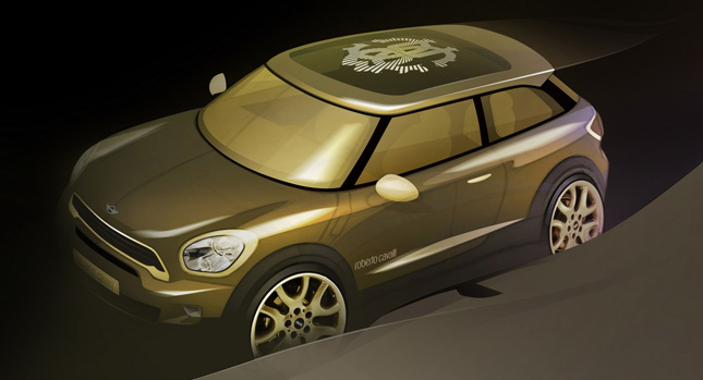  Roberto Cavalli Puts His Styling Touch on Mini Paceman for Life Ball Event