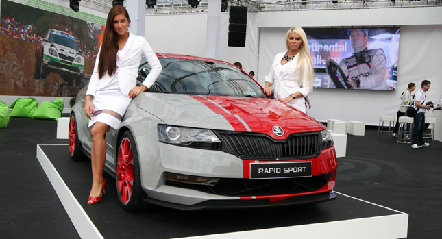  Skoda Rapid Sport Concept Is Even More Aggressive in the Metal